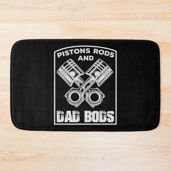 Item preview, Pistons Rods And Dad Bods. Fathers Day Funny Bod designed and sold by KOURCHAL ART.