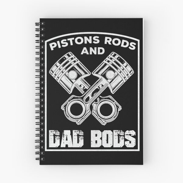 Item preview, Pistons Rods And Dad Bods. Fathers Day Funny Bod designed and sold by KOURCHAL ART.