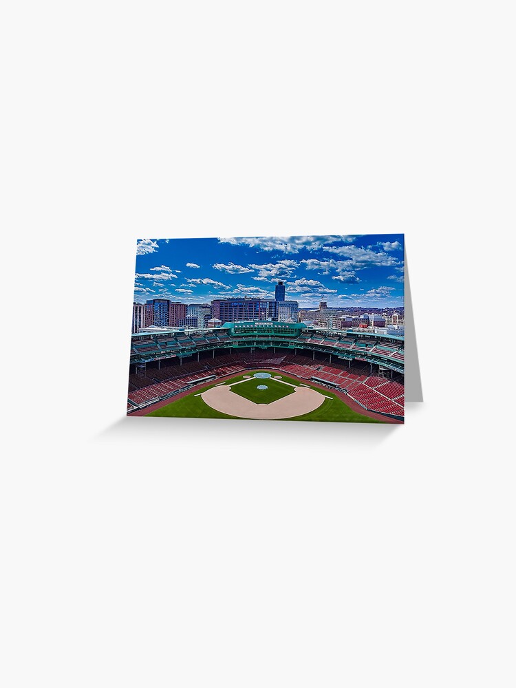 The View From Behind Home Plate - Fenway Park Greeting Card