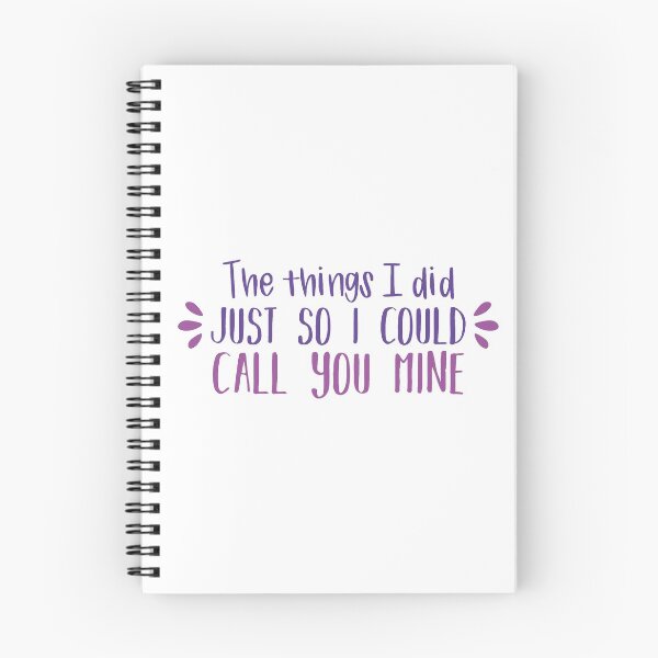 Item preview, The Things I Did Just So I Could Cal You Mine (Colors) designed and sold by FilipeFerreira.