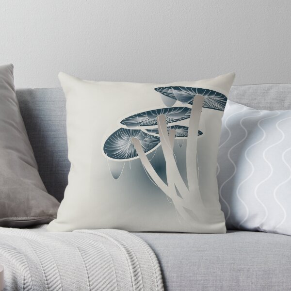 Shrooms Throw Pillow