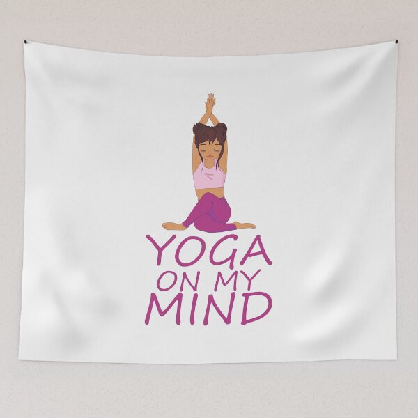 Item preview, Yoga On My Mind - Purple designed and sold by crazycollective.