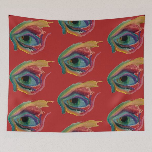 Item preview, expressionist style eye designed and sold by kats-shop.