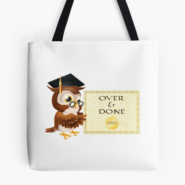 Item preview, Owl Over & Done! 2021 (on White) designed and sold by PawsitiveMum.