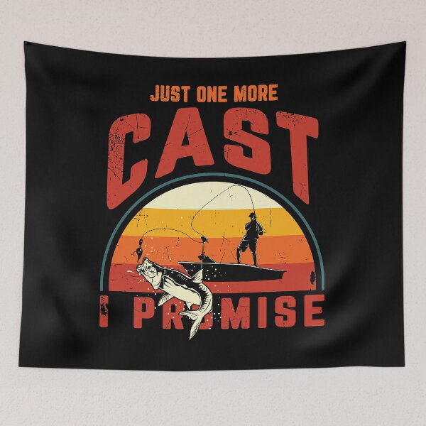 Item preview, Just one more cast I promise, Fishing Lovers designed and sold by ecomdesign.