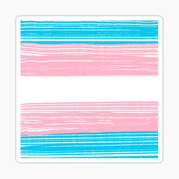 Transgender Flag Design Sticker