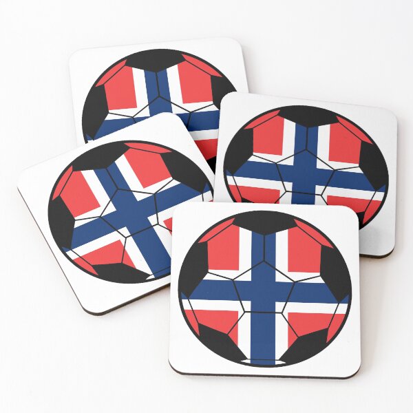 Artikelvorschau, Norwegen Fußball / Fußball Flaggengrafik entworfen und verkauft von iheartsport.