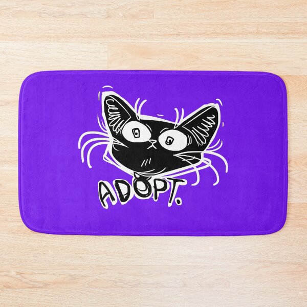 Item preview, ADOPT funny black cat stare  designed and sold by Deathoftheself.