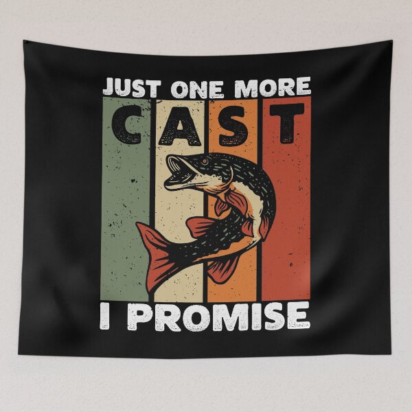 Item preview, Just one more cast I promise, Fishing Lovers designed and sold by ecomdesign.