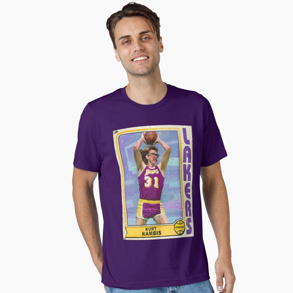 Basketball Shirt Kurt Rambis Shirt Retro Kurt Rambis Trading Card