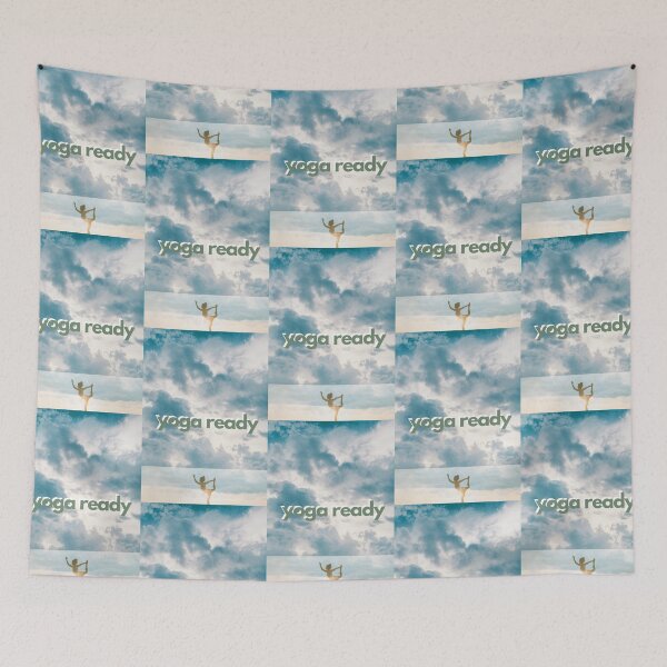 Item preview, Yoga ready with blue skies designed and sold by jannelserrano.