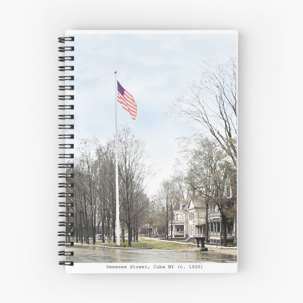 Item preview, Genesee Street Flagpole - Cuba NY (c. 1930) designed and sold by Cuba Restorations.