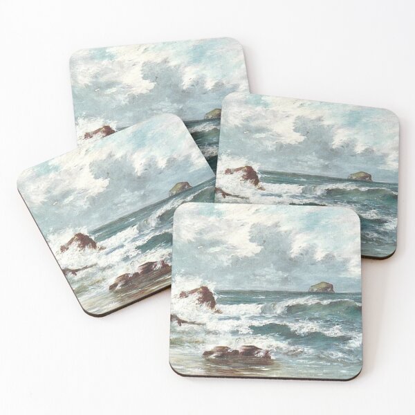 Item preview, Vintage Illustration of Bass Rock - North Berwick designed and sold by yourscotland.