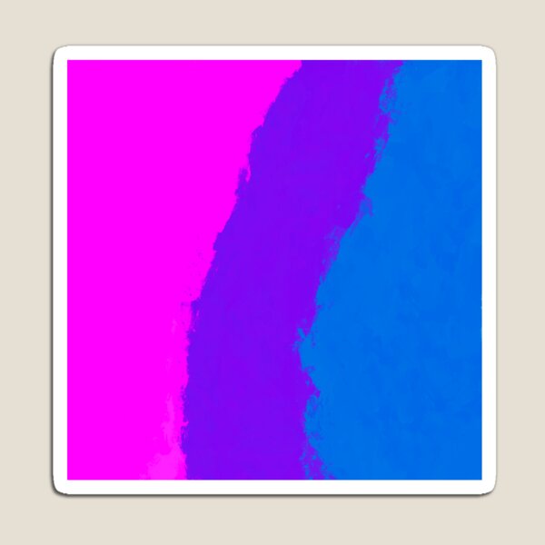 Painted Bisexual Flag Magnet