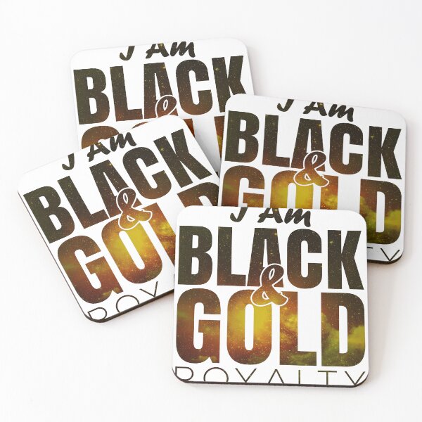 Item preview, I Am Black & Gold Royalty Design designed and sold by theproshop.