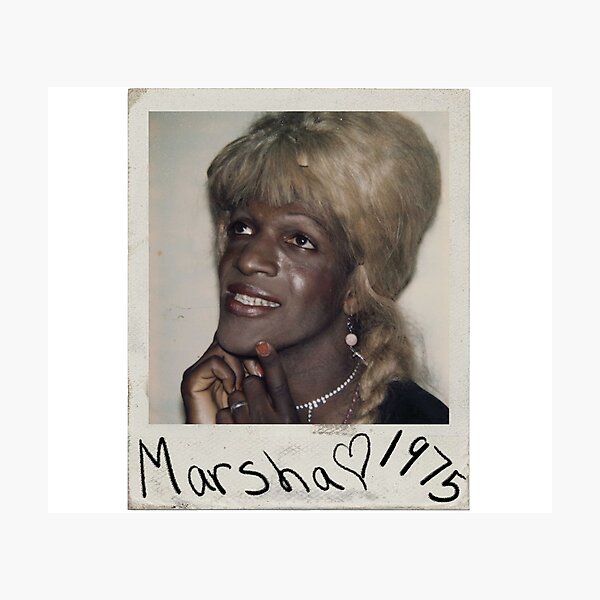 Marsha P Johnson Polaroid - Pride Photographic Print