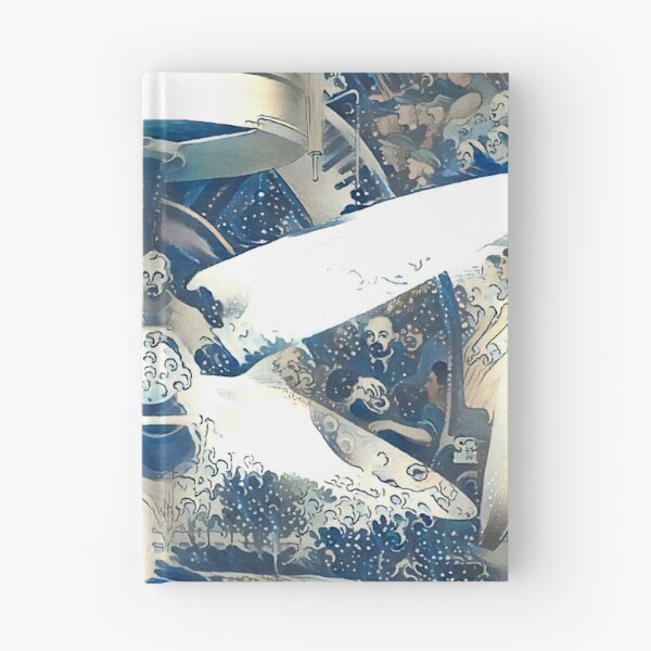Artikelvorschau, AI Art No.9 - Man at the Crossroads als The Great Wave vor Kanagawa entworfen und verkauft von a-initiative.