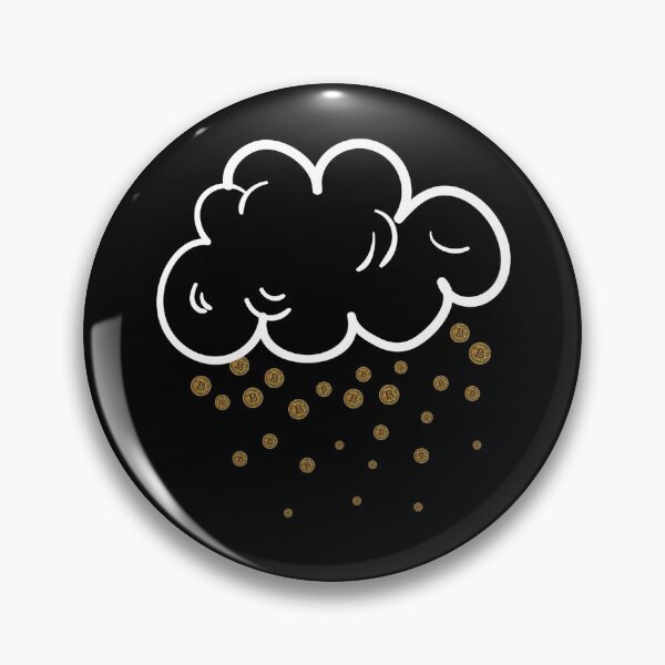 Item preview, Raining Bitcoin Raincloud Cryptocurrency HODL Crypto BTC Gear designed and sold by DynamicDesign.