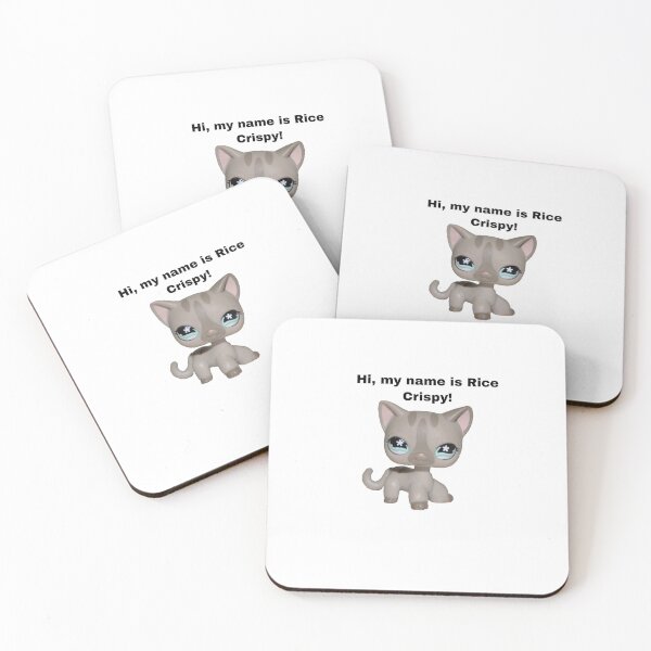 Item preview, Littlest pet shop hi my name is rice crispy cat meme designed and sold by dyslsexyia.