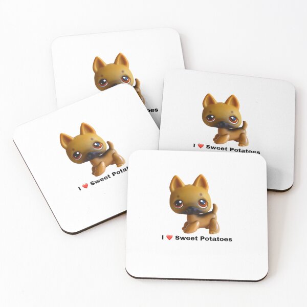 Item preview, Littlest  pet shop puppy dog i love sweet potatoes dank meme lps designed and sold by dyslsexyia.