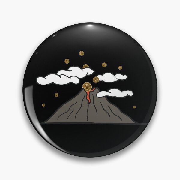 Item preview, Bitcoin Volcano Mining Cryptocurrency HODL Crypto BTC Gear designed and sold by DynamicDesign.