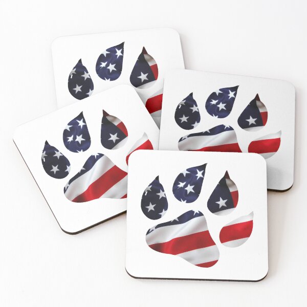 Item preview, Dog Patriot 4th of July Paw Flag, America Flag designed and sold by IMAD BI.