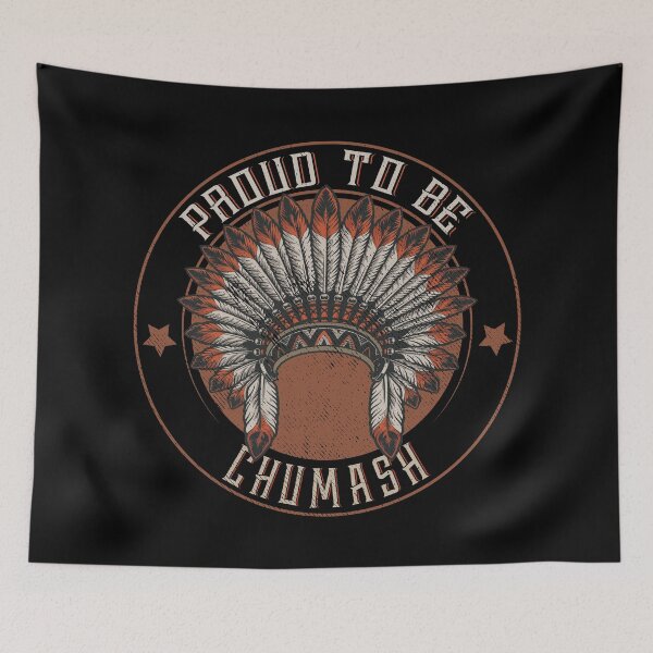 Item preview, Native American Tribe Indigenous People :Native American Proud to be Chumash Tribe Headdress- Native American Shirt- First Nation Chumash  Shirt- Chumash Gift designed and sold by nativeStor.