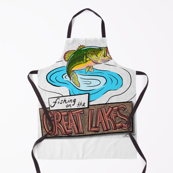 Item preview, Great Lakes Fishing designed and sold by GeoMeetsArt.