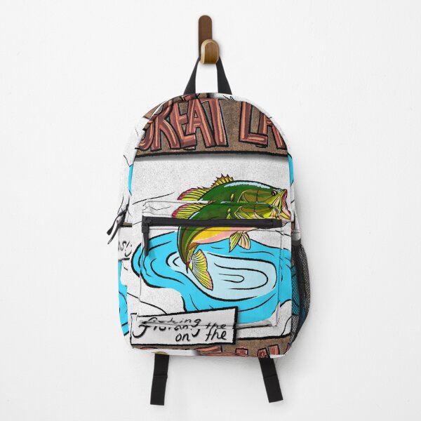 Item preview, Great Lakes Fishing designed and sold by GeoMeetsArt.