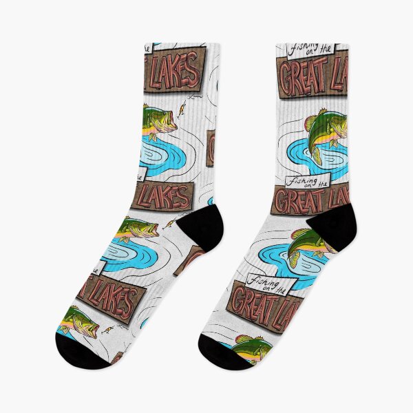Item preview, Great Lakes Fishing designed and sold by GeoMeetsArt.