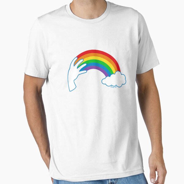 Item preview, Queer ASL Rainbow - different shirt placements & options designed and sold by QueerASL.