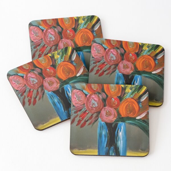 Item preview, Abstract floral painting  designed and sold by kkartwork.