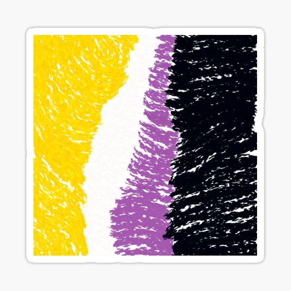 Non-Binary Pride Sticker