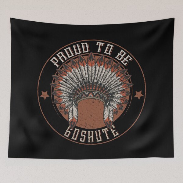 Item preview, Native American Tribe Indigenous People :Native American Proud to be Goshute Tribe Headdress- Native American Shirt- First Nation Goshute Shirt- Goshute Gift designed and sold by nativeStor.