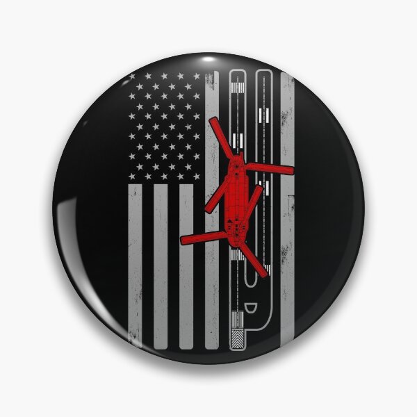 Item preview, CH47 Chinook Military Helicopter American Flag Runway CH47 Gear designed and sold by DynamicDesign.