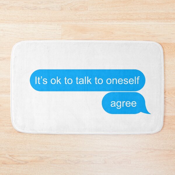 Item preview, It's ok to talk to oneself designed and sold by Diversity-illus.