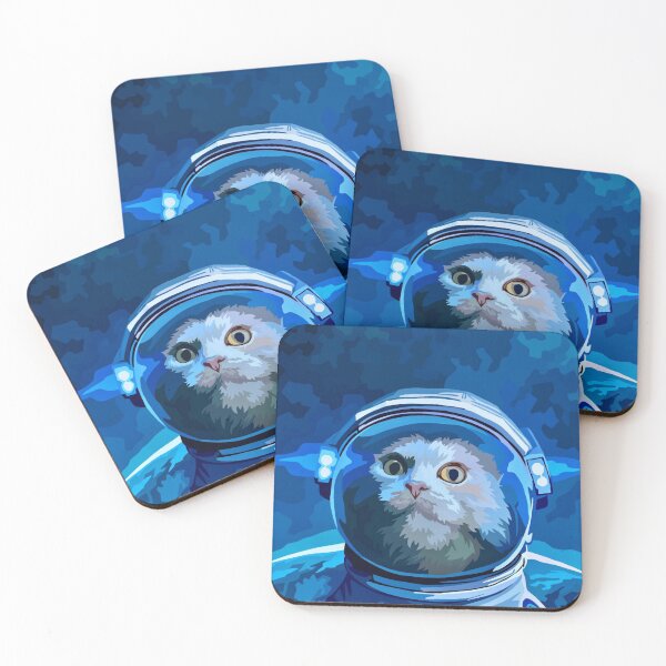 Item preview, Astronaut Cat in Space designed and sold by GL Digital Artwork .