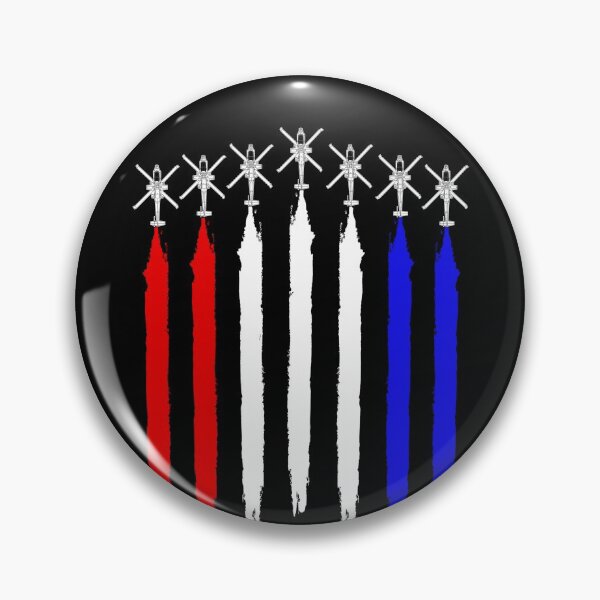 Artikelvorschau, AH64 Apache Helicopter Red White Blue Contrails Apache Gear entworfen und verkauft von DynamicDesign.