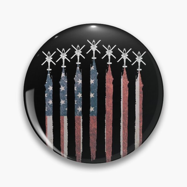 Artikelvorschau, AH64 Apache Helicopter American Flag Apache Squadron Gear entworfen und verkauft von DynamicDesign.