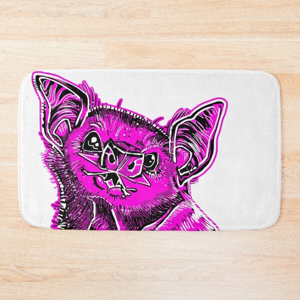 Item preview, GOT BLOOD? Neon cute Vampire bat face shirt  designed and sold by Deathoftheself.