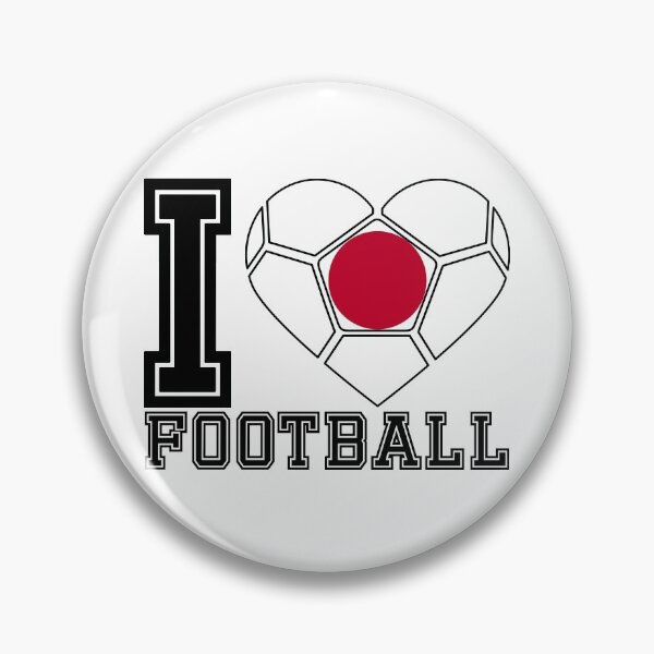 Item preview, I Heart Japan Football / Soccer Flag Graphic #2 designed and sold by iheartsport.
