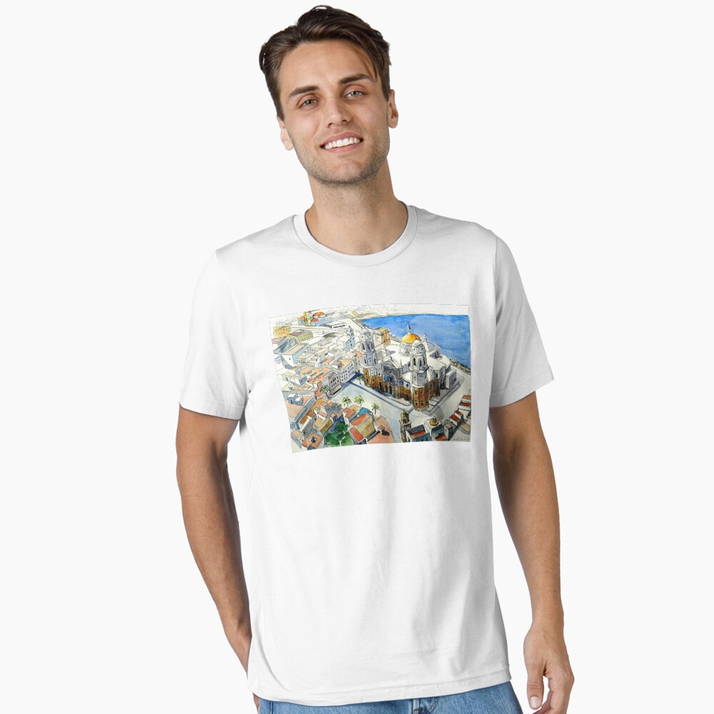 Vista previa del artículo con la obra «Camiseta esencial», diseñado y vendido por Islakartare.