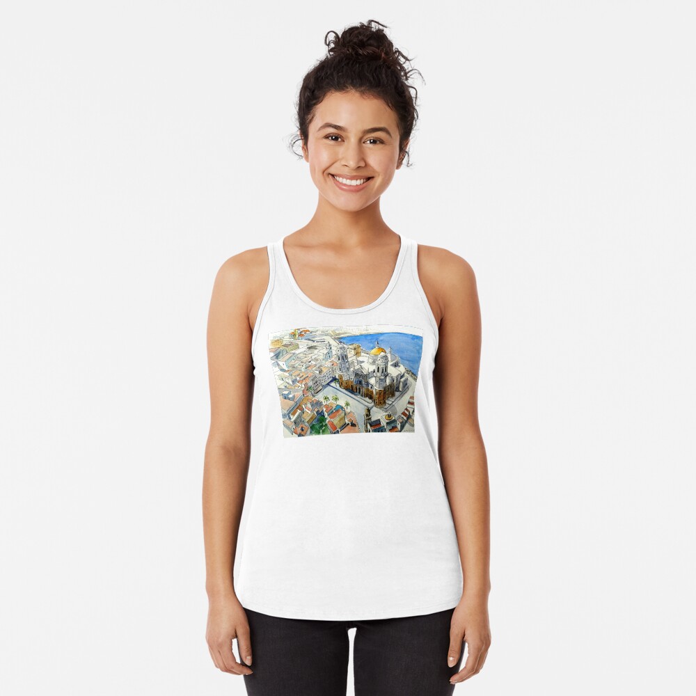 Vista previa del artículo con la obra «Camiseta con espalda nadadora», diseñado y vendido por Islakartare.