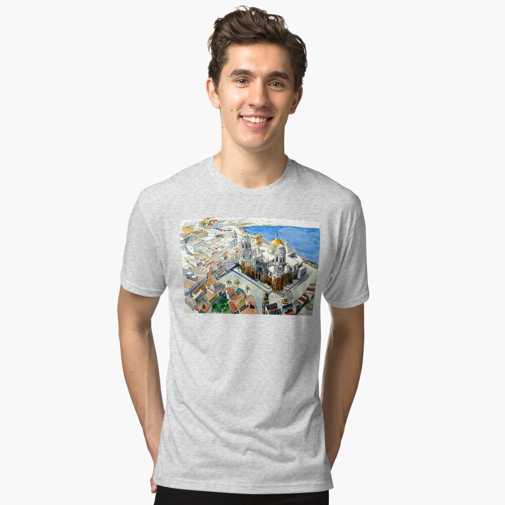 Vista previa del artículo con la obra «Camiseta de tejido mixto», diseñado y vendido por Islakartare.