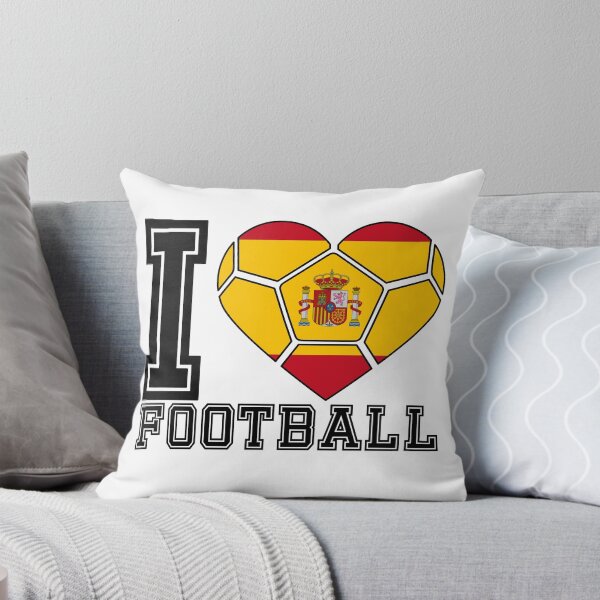Item preview, I Heart Spain Football / Soccer Flag Graphic #2 designed and sold by iheartsport.