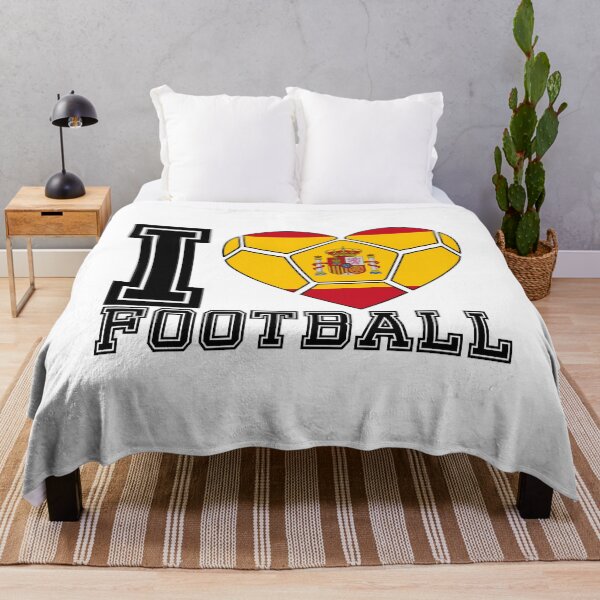 Item preview, I Heart Spain Football / Soccer Flag Graphic #2 designed and sold by iheartsport.