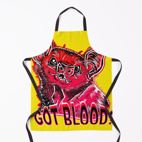 Item preview, GOT BLOOD? Neon cute Vampire bat face shirt RED 2 designed and sold by Deathoftheself.