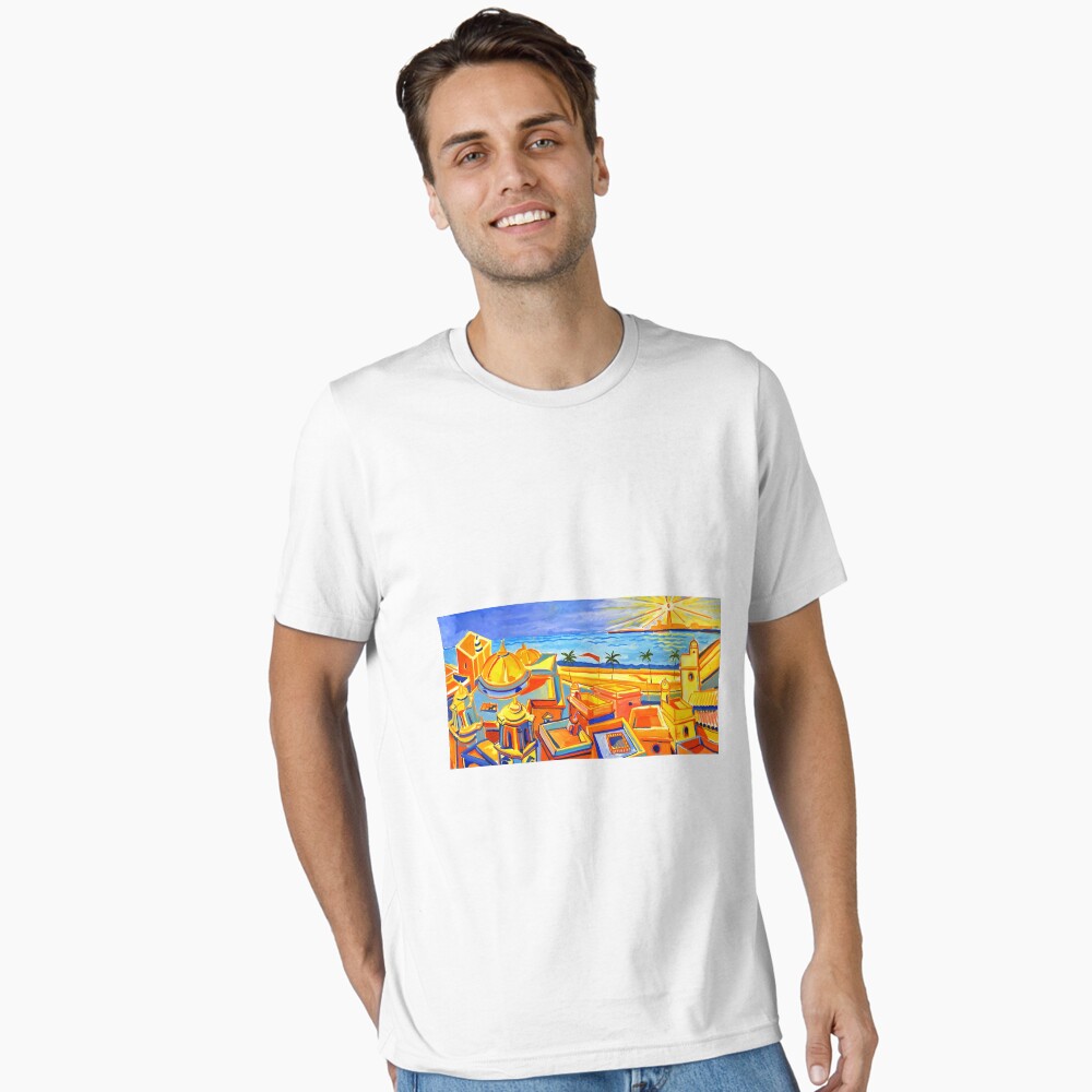Vista previa del artículo con la obra «Camiseta esencial», diseñado y vendido por Islakartare.
