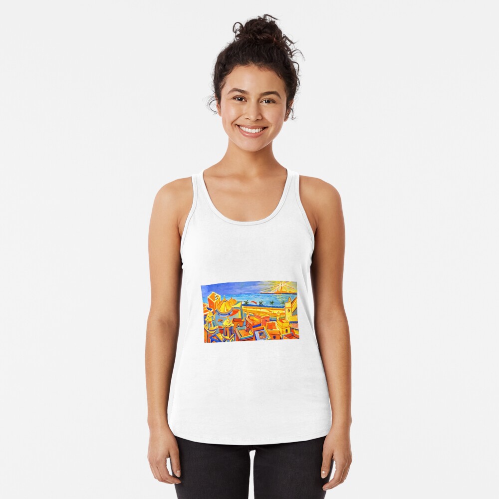 Vista previa del artículo con la obra «Camiseta con espalda nadadora», diseñado y vendido por Islakartare.