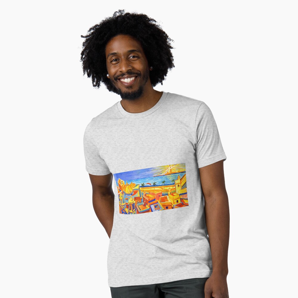 Vista previa del artículo con la obra «Camiseta de tejido mixto», diseñado y vendido por Islakartare.